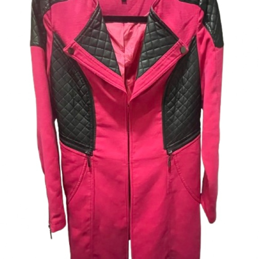 Luii Anthropologie Pink and Black Women's Jacket